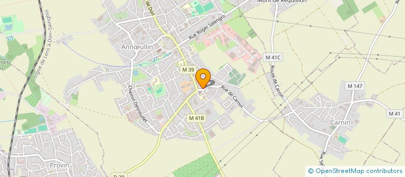 localisation de l'entreprise DES ESTHETICIENNES MEDICO-SOCIALES  ANNULLIN