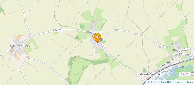 localisation de l'entreprise DES ETAELLES  BEAUMONT-HAMEL