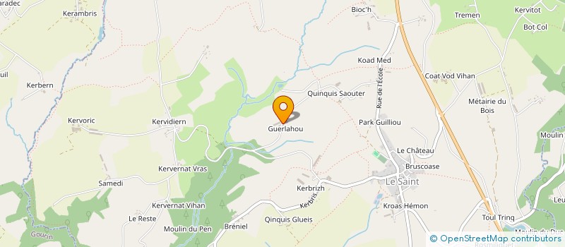 localisation de l'entreprise DES ETANGS à LE SAINT