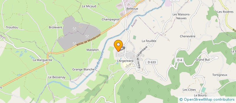 localisation de l'entreprise DES ETANGS à AVEIZE