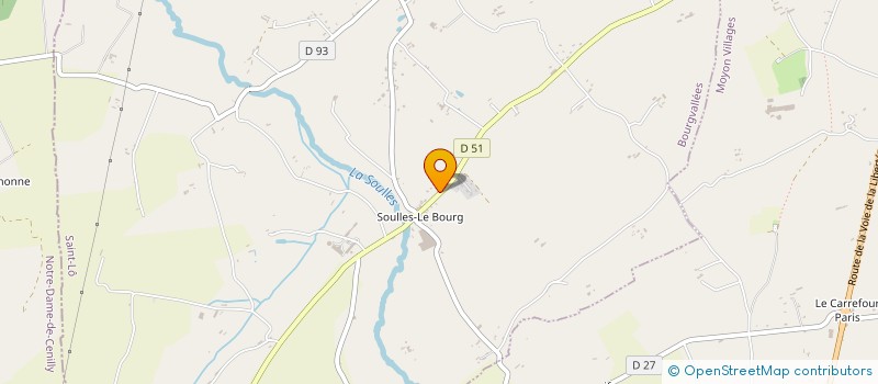 localisation de l'entreprise DES ETANGS  BOURGVALLEES