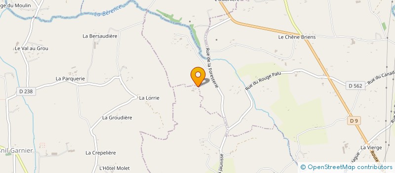 localisation de l'entreprise DES ETANGS DE FLY  FLEURY