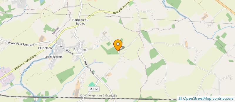 localisation de l'entreprise DES ETINCELLES  ECHALOU