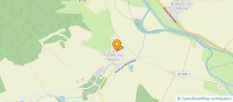localisation de l'entreprise DES ETOILES à FORGES-SUR-MEUSE