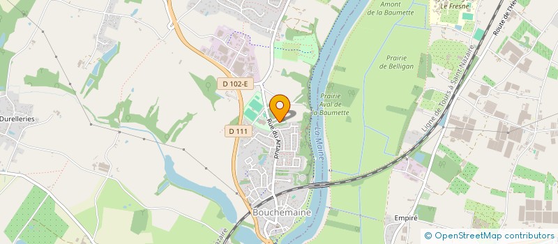 localisation de l'entreprise DES ETOILES  BOUCHEMAINE