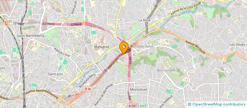 localisation de l'entreprise DES ETOILES DU COMTAT à MARSEILLE