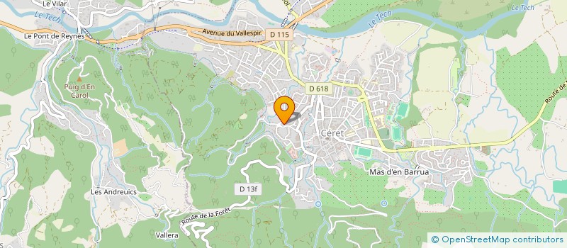 localisation de l'entreprise DES ETOILES PLEIN LA BOUCHE à CERET