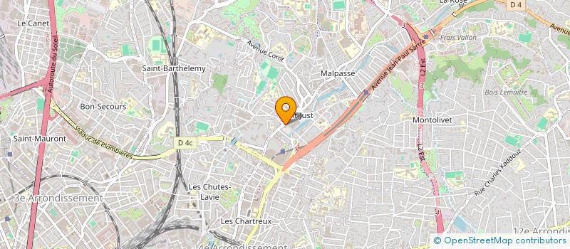 localisation de l'entreprise DES ETOILES PLEINS LES YEUX  MARSEILLE 13EME