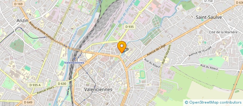 localisation de l'entreprise DES ETUDIANTS DEVELOP LOCAL ECON SOLIDAI  VALENCIENNES