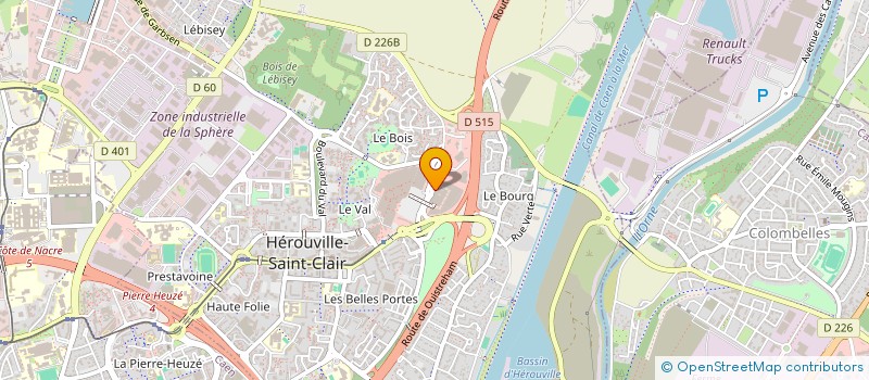 localisation de l'entreprise DES ETUDIANTS POUR UNE FAC OUVERTE à HEROUVILLE SAINT CLAIR