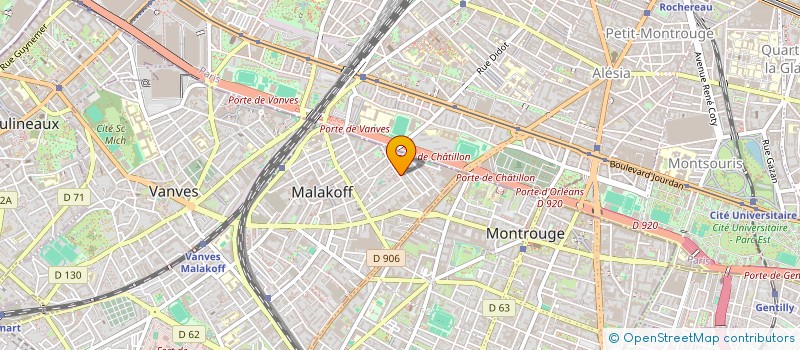 localisation de l'entreprise DES FAITS ET DES SIGNES  MALAKOFF