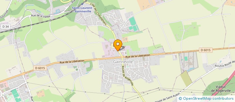 localisation de l'entreprise DES FALAISES  SAINT-LAURENT-DE-BREVEDENT