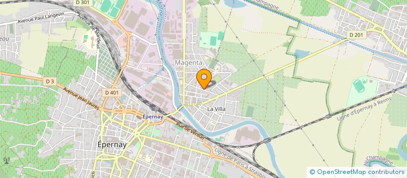 localisation de l'entreprise DES FAMILLES  MOUSSY