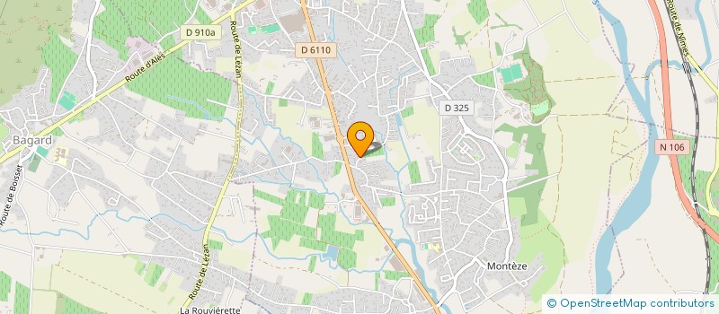 localisation de l'entreprise DES FAUVETTES  SAINT-CHRISTOL-LEZ-ALES