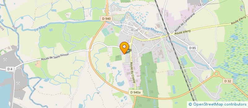 localisation de l'entreprise DES FAUVETTES  RUE