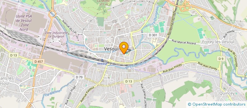 localisation de l'entreprise DES FAUVETTES à VESOUL