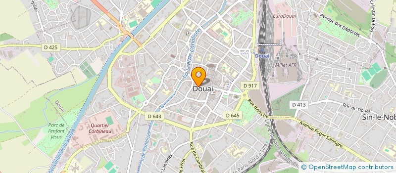 localisation de l'entreprise DES FAUVETTES à DOUAI