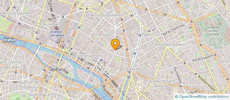 localisation de l'entreprise DES FAZEL à PARIS