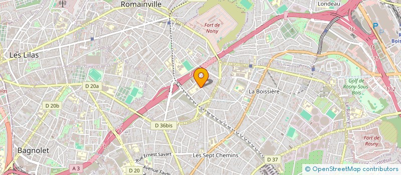 localisation de l'entreprise DES FEES CHEZ VOUS à ROMAINVILLE