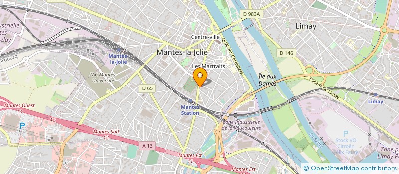 localisation de l'entreprise DES FEMMES DE AGNAM THIODAYE EN FRANCE  MANTES-LA-JOLIE