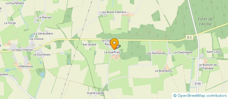 localisation de l'entreprise DES FERRIERES  ABBARETZ