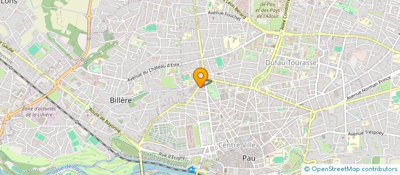 localisation de l'entreprise DES FILS ET COUTURES à PAU