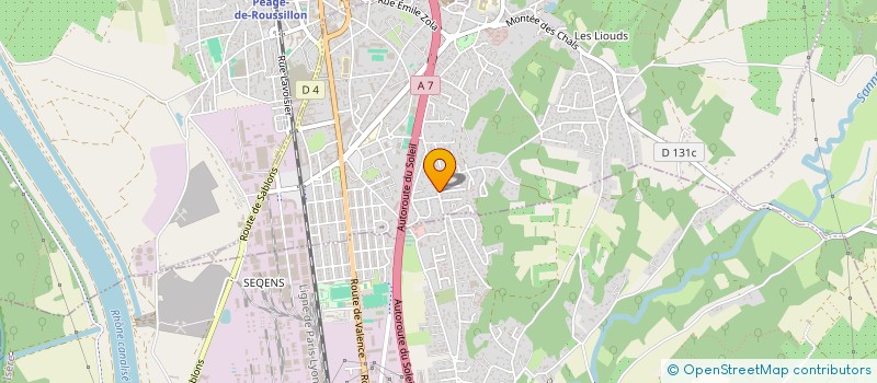 localisation de l'entreprise DES FILS ET DES AIGUILLES  CHANAS