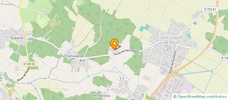 localisation de l'entreprise DES FLANDERS  SAINT-SULPICE-DE-ROYAN