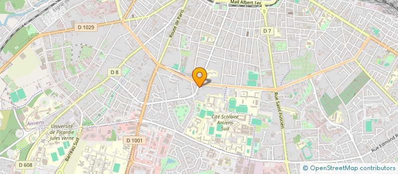 localisation de l'entreprise DES FLANDRES à AMIENS