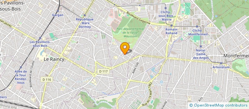 localisation de l'entreprise DES FLEURS à CLICHY-SOUS-BOIS