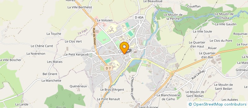 localisation de l'entreprise DES FLEURS AU BALCON  QUINTIN