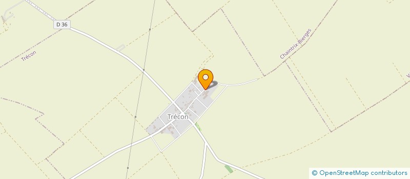 localisation de l'entreprise DES FLEURS BLEUES  TRECON