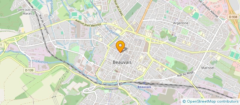 localisation de l'entreprise DES FLEURS EN PLUS  BEAUVAIS