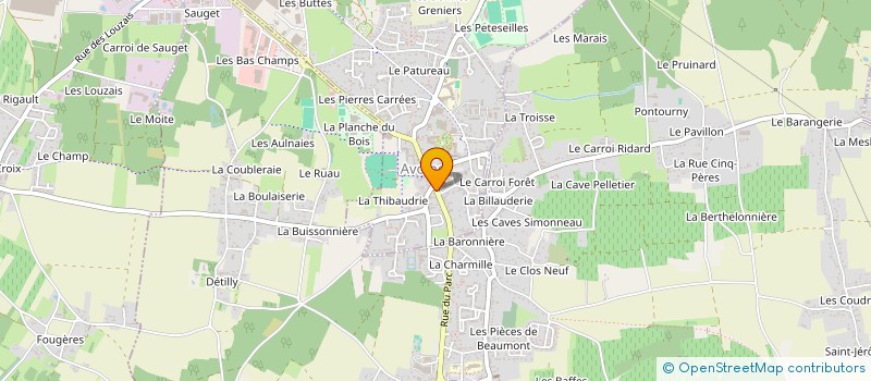 localisation de l'entreprise DES FLEURS ETC  AVOINE