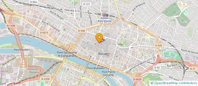 localisation de l'entreprise DES FLEURS ROUEN à ROUEN