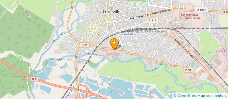 localisation de l'entreprise DES FLORALIES LUNEVILLOISES à LUNEVILLE