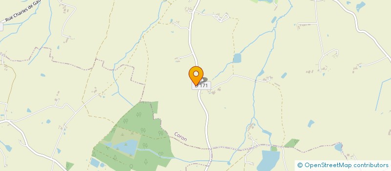 localisation de l'entreprise DES FONTAINES  CORON