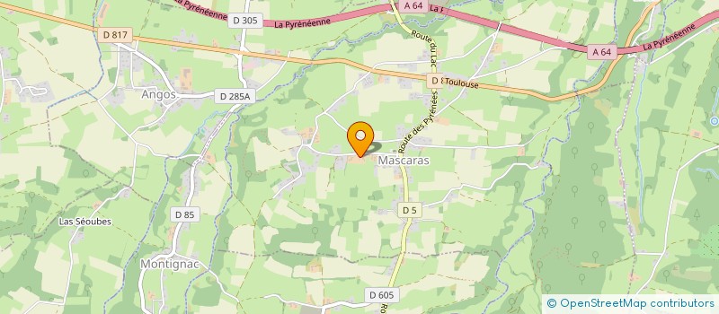 localisation de l'entreprise DES FONTAINES  MASCARAS