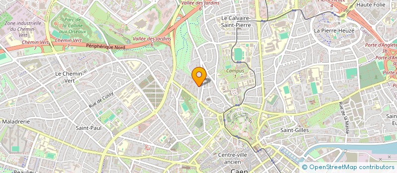 localisation de l'entreprise DES FONTAINES à CAEN