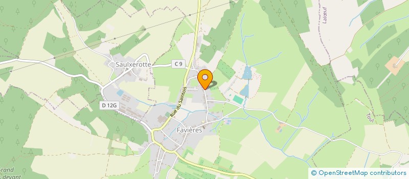 localisation de l'entreprise DES FONTAINES CHAUDES  FAVIERES