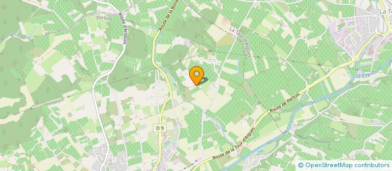 localisation de l'entreprise DES FONTETES  PERTUIS