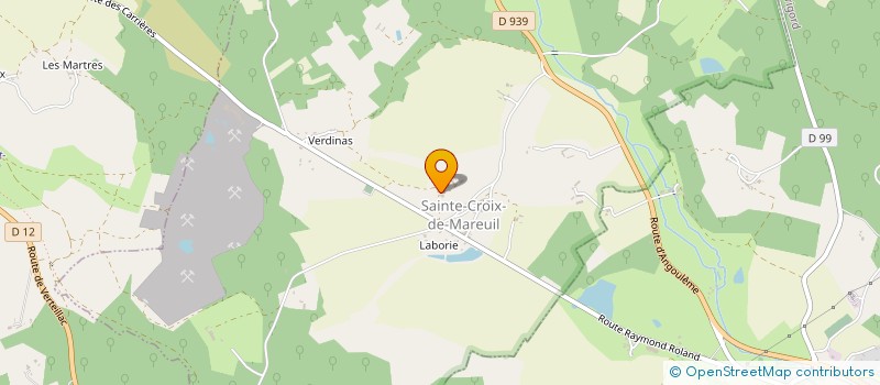 localisation de l'entreprise DES FORGERONS à SAINTE-CROIX-DE-MAREUIL