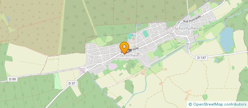 localisation de l'entreprise DES FORGERONS  SCHIRRHEIN