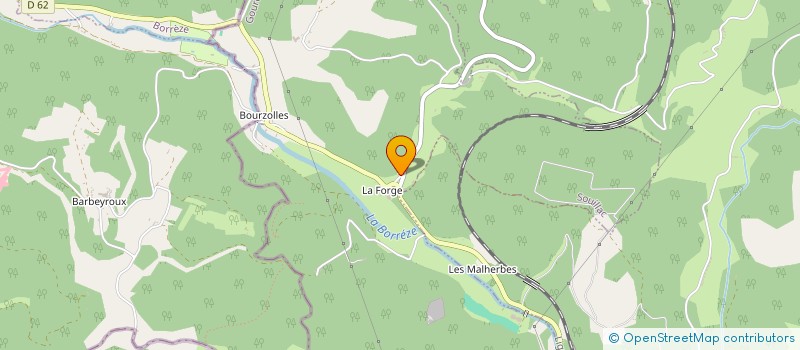 localisation de l'entreprise DES FORGES  SOUILLAC