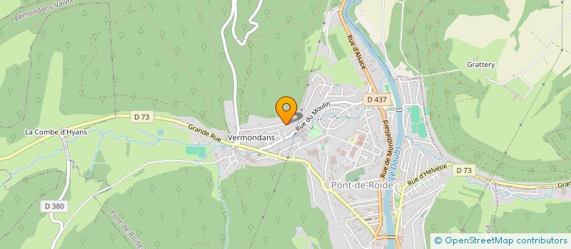 localisation de l'entreprise DES FORGES  VILLARS-SOUS-ECOT