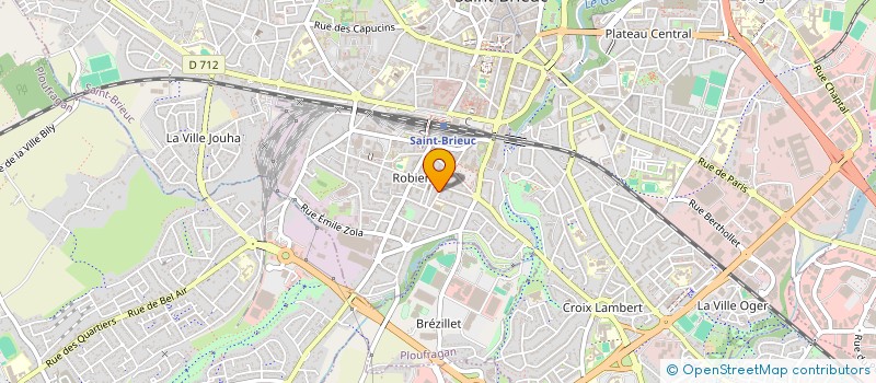 localisation de l'entreprise DES FOSSETTES à SAINT-BRIEUC