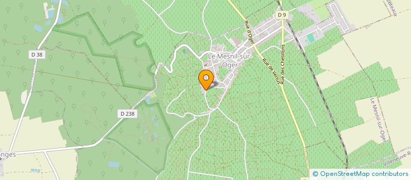 localisation de l'entreprise DES FRANCPAS  LE MESNIL-SUR-OGER