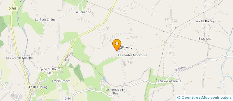 localisation de l'entreprise DES FRENES à BREHAND