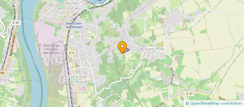 localisation de l'entreprise DES FRERES  CHANAS