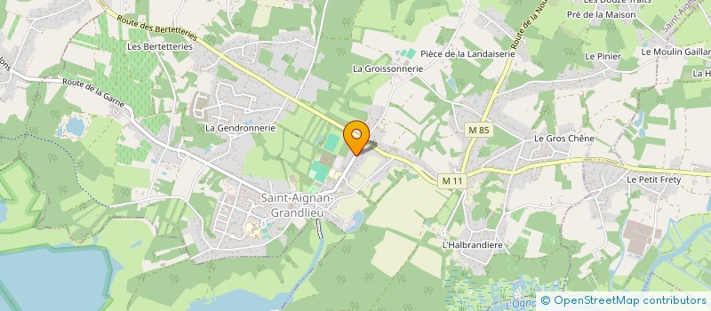 localisation de l'entreprise DES FRERES ROUSSEAU  SAINT-AIGNAN-GRANDLIEU